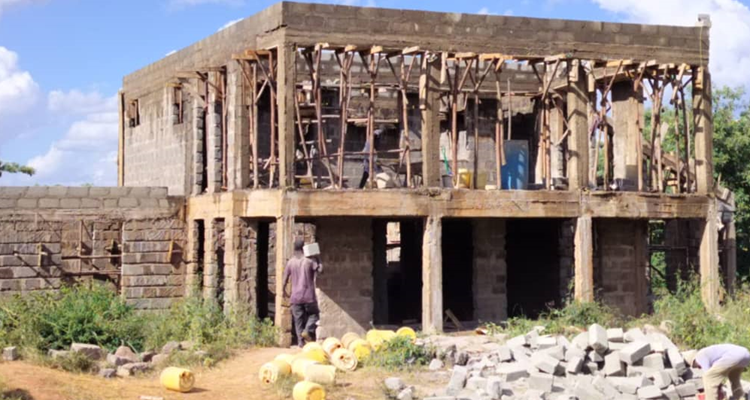 Roofing project in Kenya